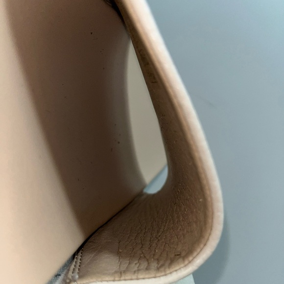 VIONIC Plateau Leather Slides Platform Slip on Sandals Beige Orthotic Size 10 - Picture 7 of 10